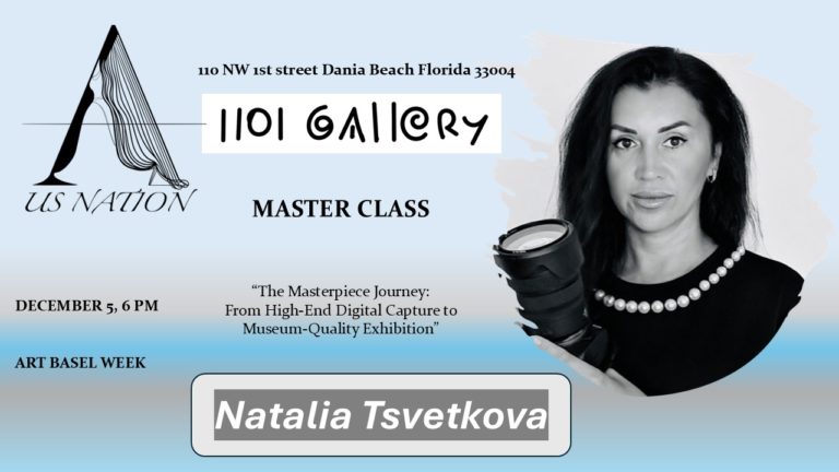 December 5. Art Basel week presents an exclusive Master Class: “The Masterpiece Journey: From High-End-Digital Capture to Museum-Quality exhibition”